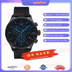 Mens Tissot Chrono XL Sport Watch Black T1166173705100 Mechanical Watch (Hot Product - 1*)