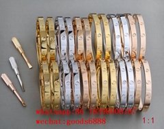 wholesale Cartier Bracelet Ring Necklace all brand 18k Gold Luxury jewelry set  (Hot Product - 1*)