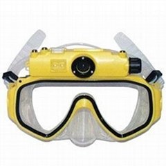 Winait's Diving mask DVR waterproof 30 meters digital camera with 5MP CMOS, LED
