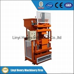 HR1-10 eco maquina clay interlocking brick making machine