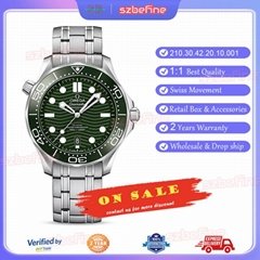 Omega Seamaster Diver 300M Green Dial Men's Watch 210.30.42.20.10.001 (Hot Product - 1*)
